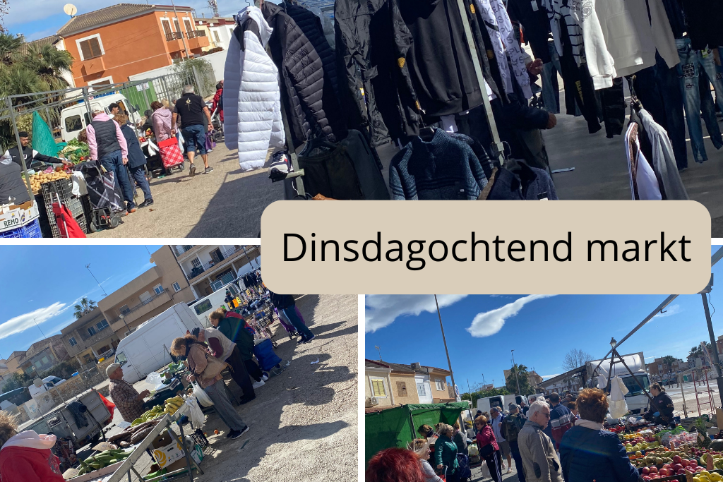 Dinsdagochtend markt Los Alcazares